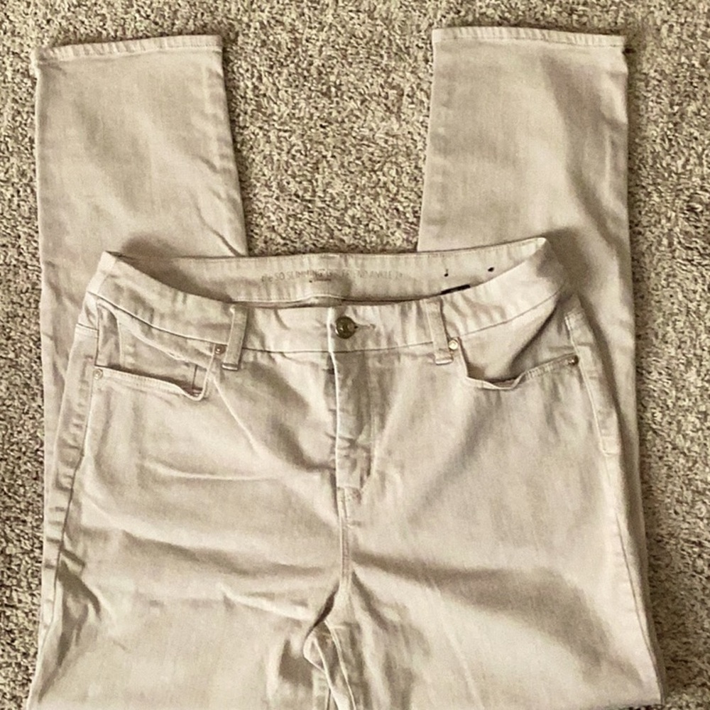 Chico ankle denim.